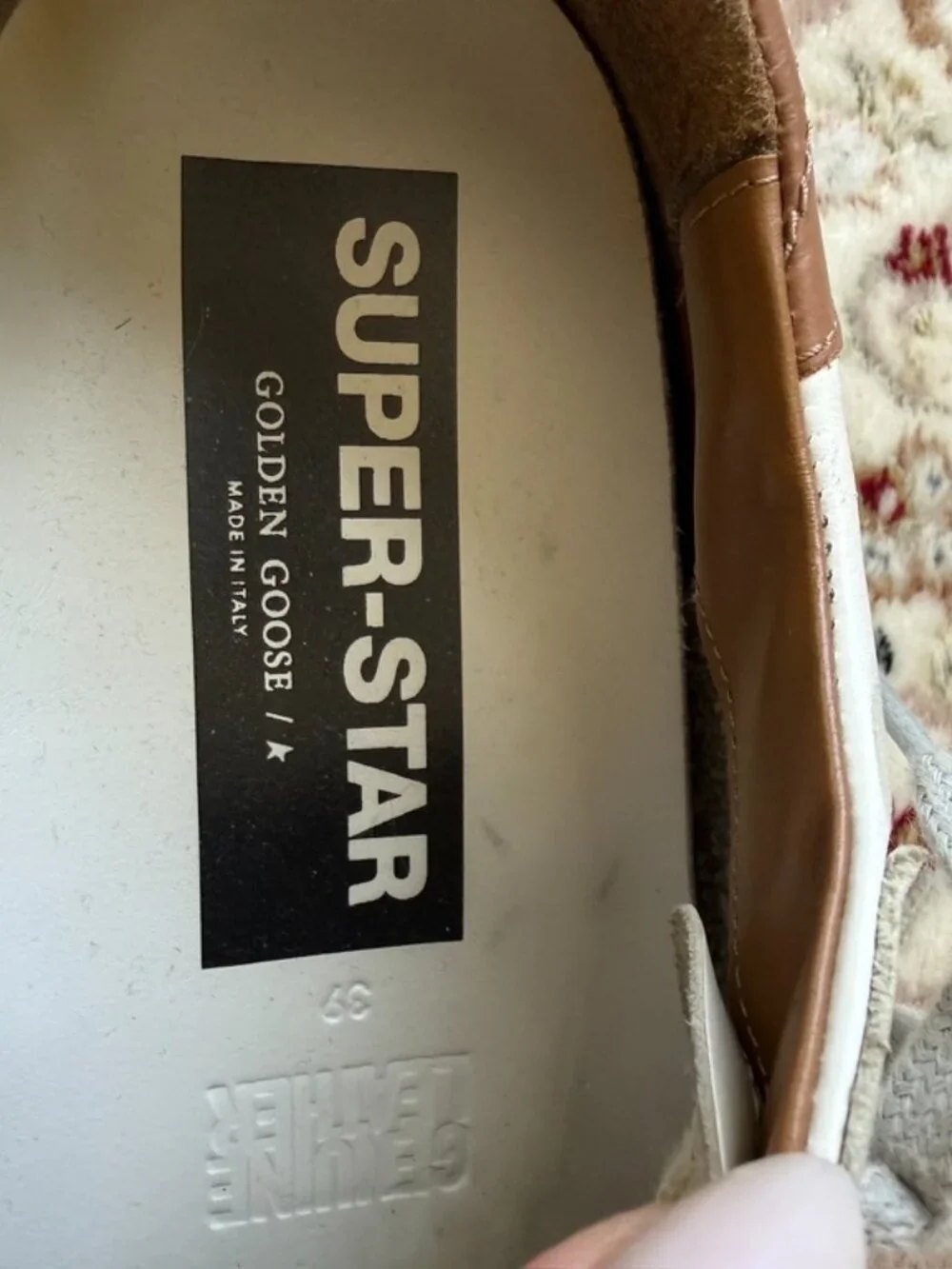 GOLDEN GOOSE Superstar, size 39